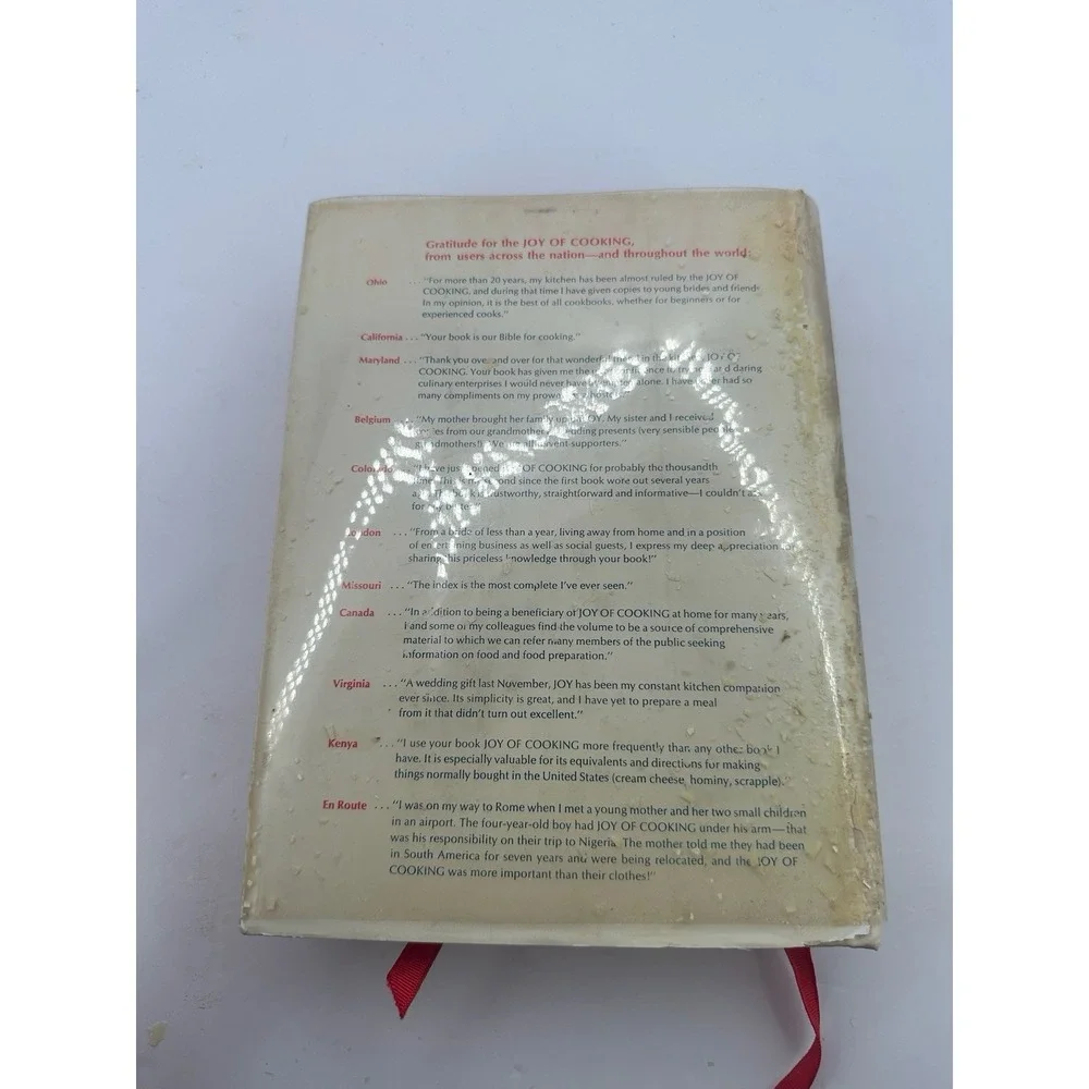Joy of Cooking by Marion Rombauer Becker and Irma S. Rombauer, Hardcover